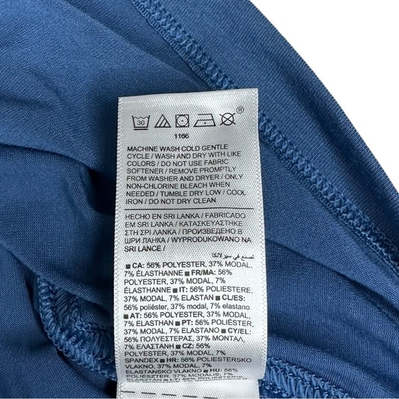 Athleta Blue Active Yoga Tank Racerback Size S Petite - Picture 5 of 7